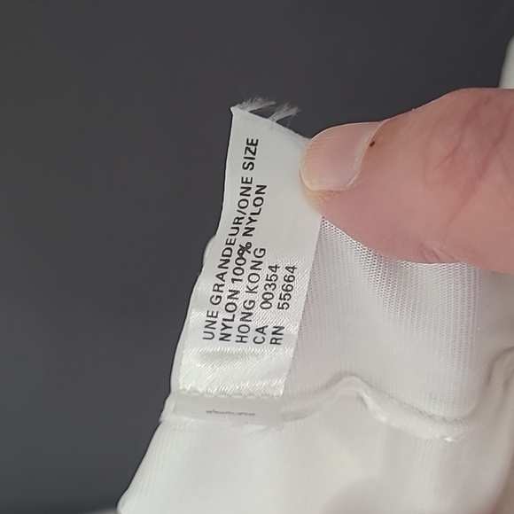 Very long white satin opera gloves - Picture 4 of 5